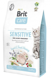 Brit Care Hipoalerjenik Sensitive Ringa Balıklı & Böcekli Tahılsız Yetişkin Kedi Maması