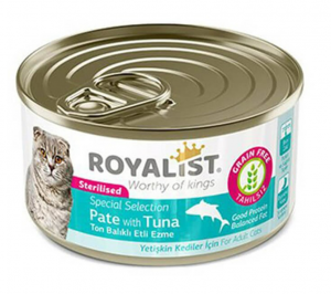 Royalist Tahılsız Ton Balıklı Ezme Yetişkin Konserve Kedi Maması